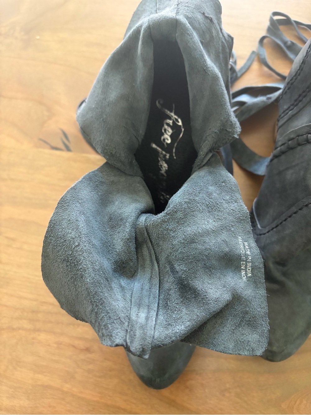 Free People Seven Wonders Wrap-tie Booties Euro 41 - Picture 5 of 9